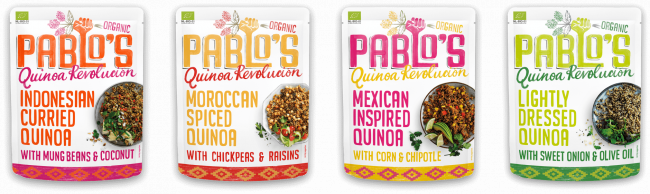 Pablo's Quinoa Pouches - product line